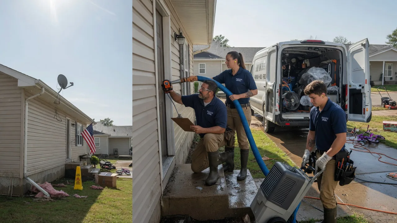Ceiling Water Damage Restoration in East China, MI near me