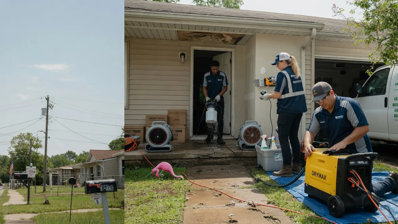 Storm Damage Water Removal in East China, MI near me